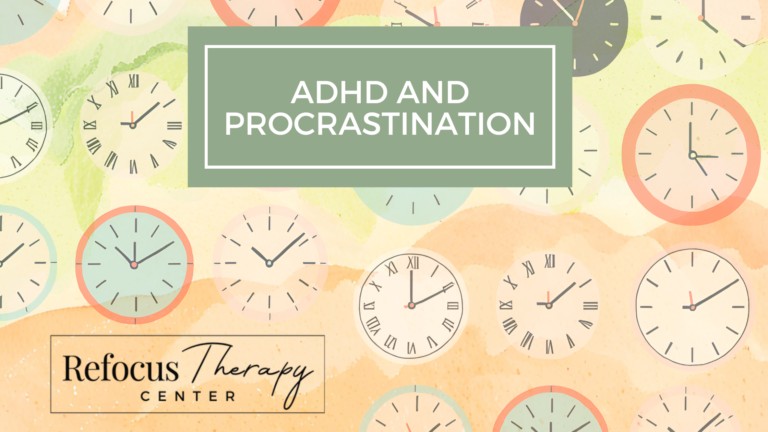 Clocks representing ADHD and procrastination